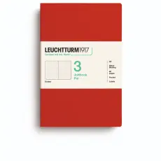 Leuchtturm Jottbook A5 3- pack Dotted Cherry