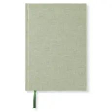 Linjerad Notebook A5 128 sidor Green Leaf