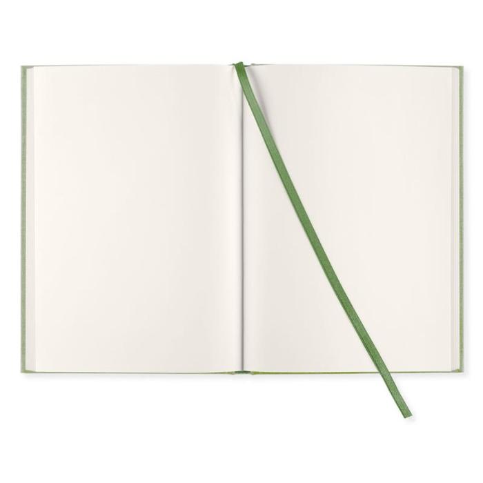 Olinjerad Blank Book A5 - 128 sidor Green Leaf
