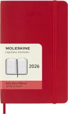 Kalender Moleskine Daily Soft Pocket Red 2026