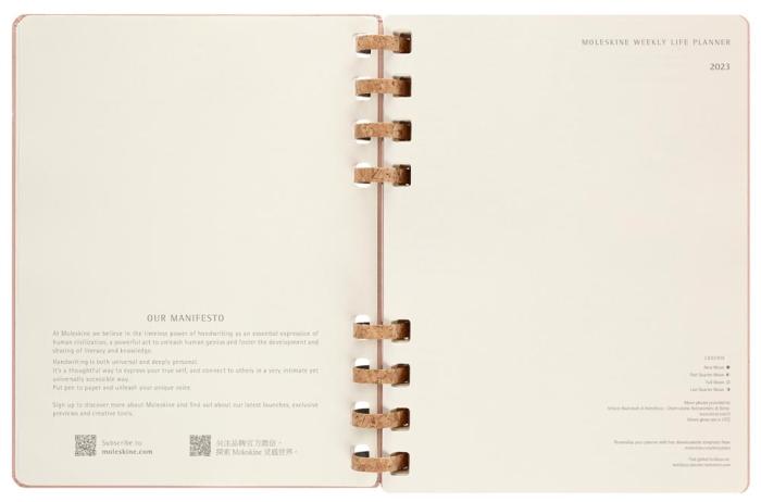 Spiral Planner 2023 XL Almond