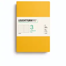 Leuchtturm Jottbook A5 3- pack Dotted Sunflower