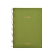 Premium Notebook A4 Olive Green