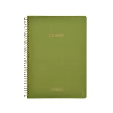 Premium Notebook A4 Olive Green