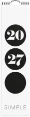 V&auml;ggkalender Simple 2027