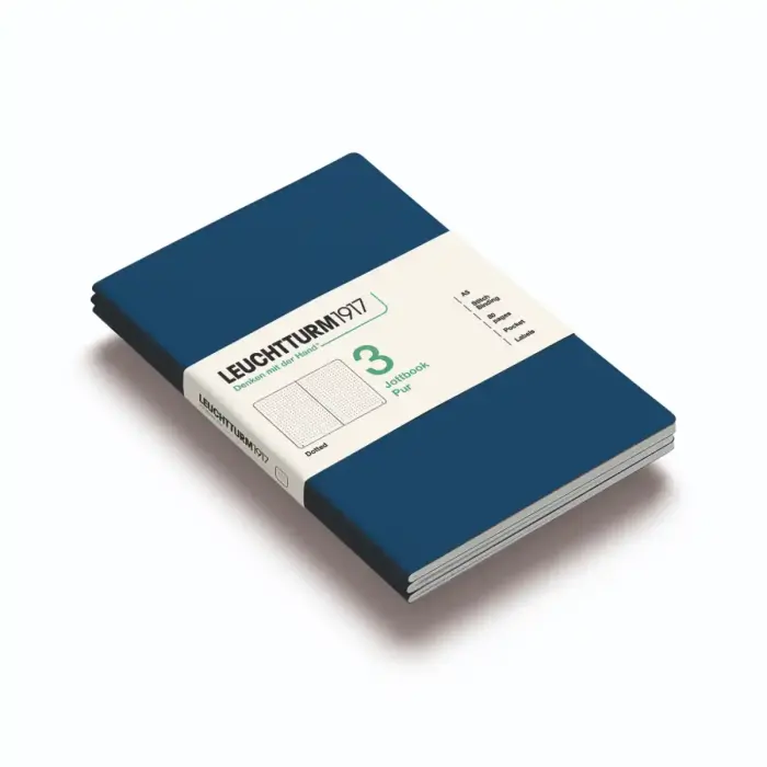 Leuchtturm Jottbook A5 3- pack Dotted Indigo