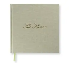 Till Minne 185 x 185 Transparent Green Leaf 