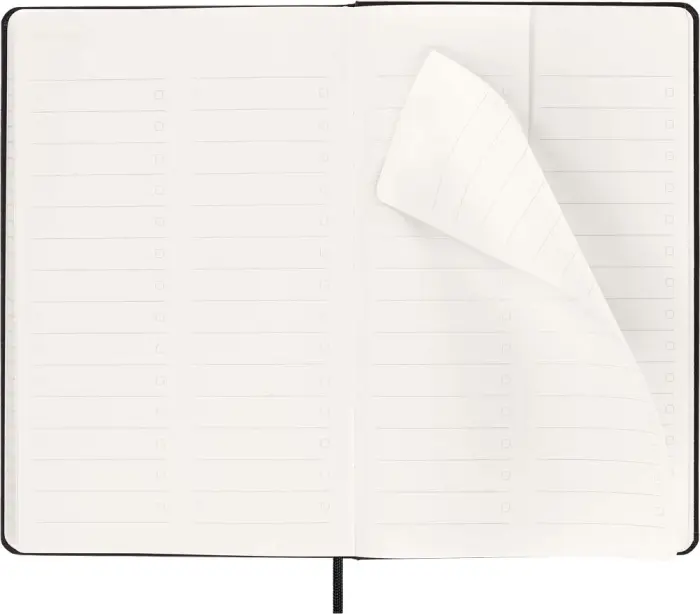 Kalender Moleskine Weekly Pro Vertical Svart hard large 2026