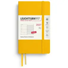 Kalender Leuchtturm1917 A6 vecka/notes Soft Sunflower 2027