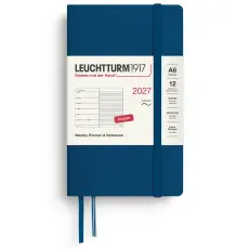 Kalender Leuchtturm1917 A6 vecka/notes Soft Indigo 2027