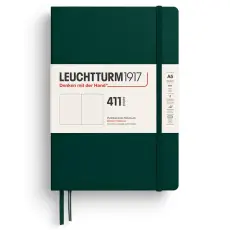 Leuchtturm Notebook A5 hard 411s Forest Green dotted