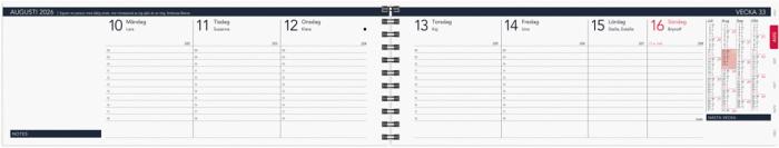 Kalender 2026 Stor Plankalender Elegant 