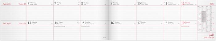 Kalender 2026 Tvåveckors Plankalender 