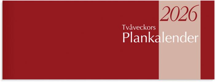 Kalender 2026 Tvåveckors Plankalender 