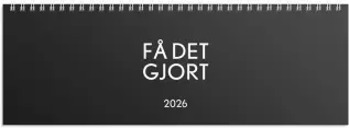 Bordsalmanackan Få det gjort 2026