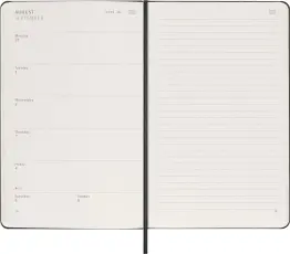 Kalender Moleskine Smart Digital Planner 12M Week Note Large Svart 2026
