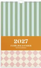 Familjekalender Color Blocking 2027 