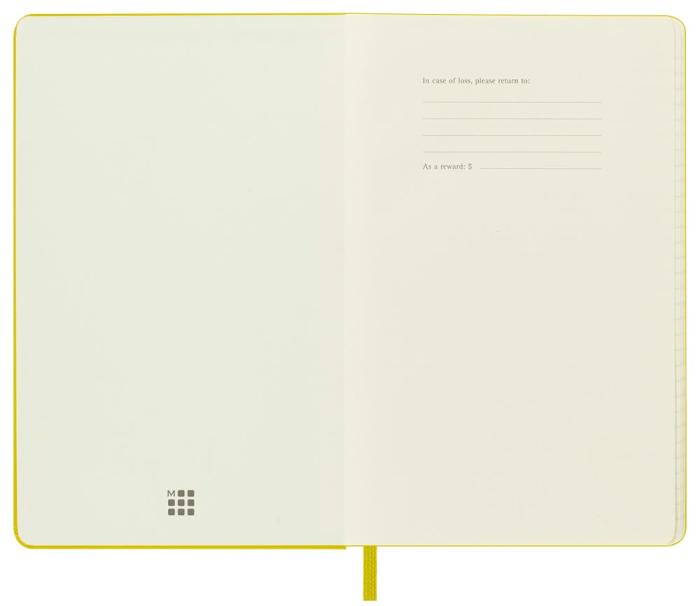 Moleskine Weekly Notebook Hay Yellow hard pocket 2023