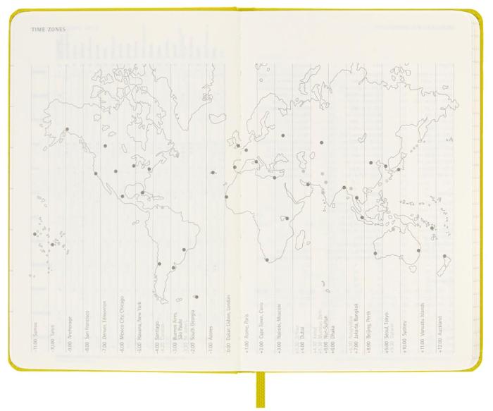 Moleskine Weekly Notebook Hay Yellow hard pocket 2023