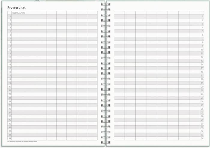 Kalender Study A5 Story grön 2024-2025