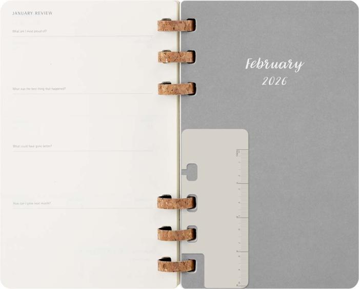 Kalender Spiral Planner 2026 Large Svart