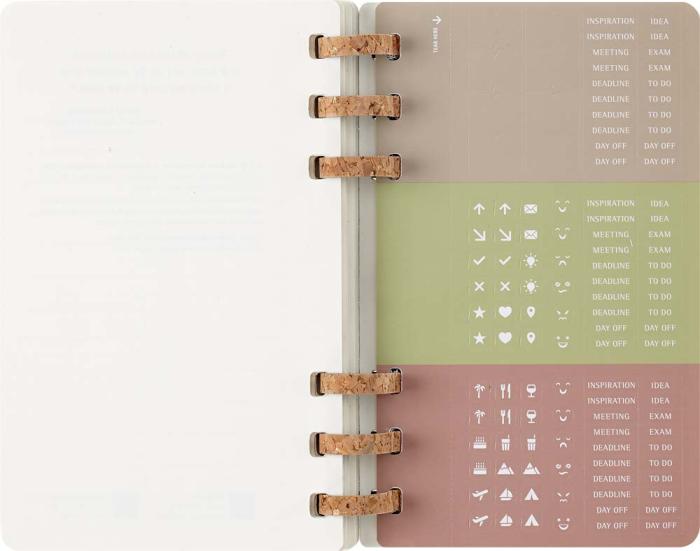 Kalender Spiral Planner 2026 Large Svart