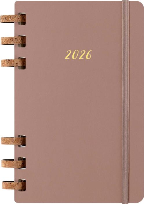 Kalender Moleskine Spiral Planner 2026 Large Almond
