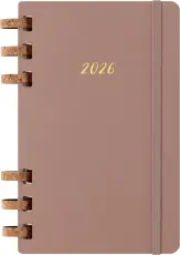 Kalender Moleskine Spiral Planner 2026 Large Almond