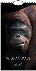 V&auml;ggkalender Wild animals 2027