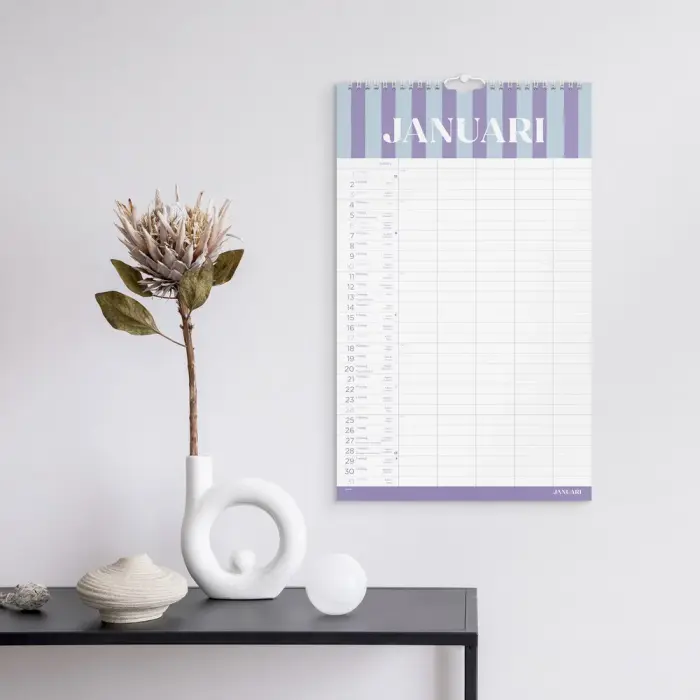 Familjekalender Color Blocking 2027 