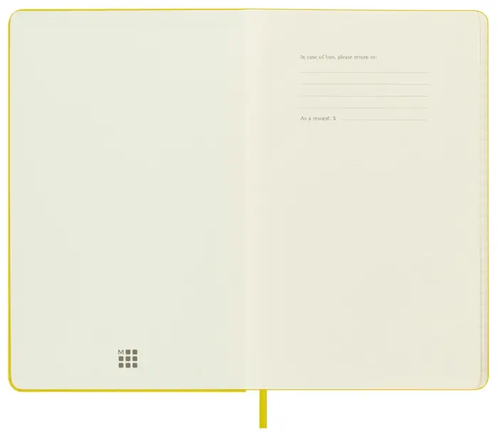 Moleskine Weekly Notebook Hay Yellow hard Large 2023
