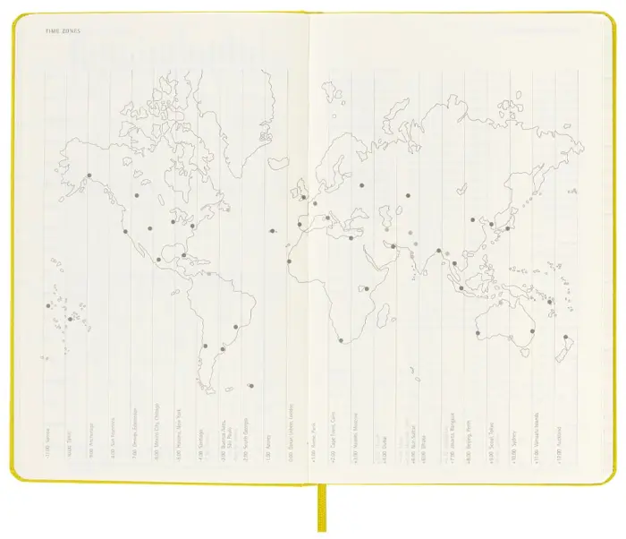 Moleskine Weekly Notebook Hay Yellow hard Large 2023