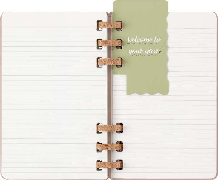 Kalender Moleskine Spiral Planner 2026 Large Almond