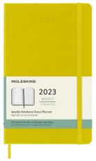 Moleskine Weekly Notebook Hay Yellow hard Large 2023