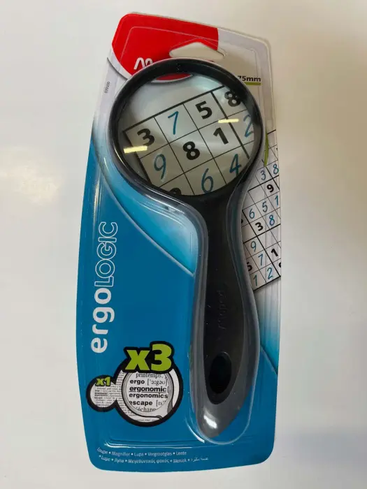Förstoringsglas x3, 75 mm