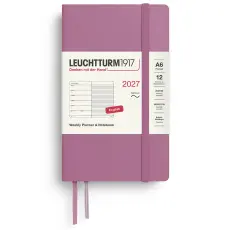 Kalender Leuchtturm1917 A6 vecka/notes Soft Dusty Rose 2027