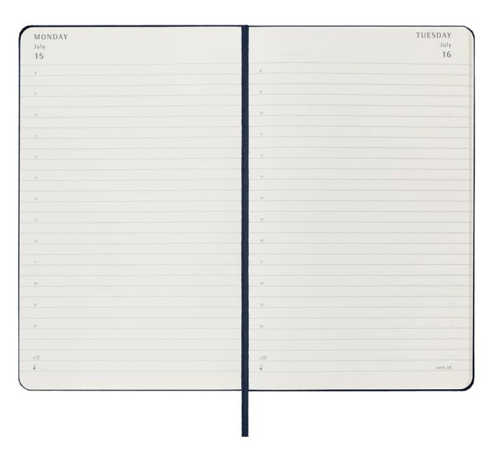 Moleskine Daily Sapphire Blue Hard Large 2024 