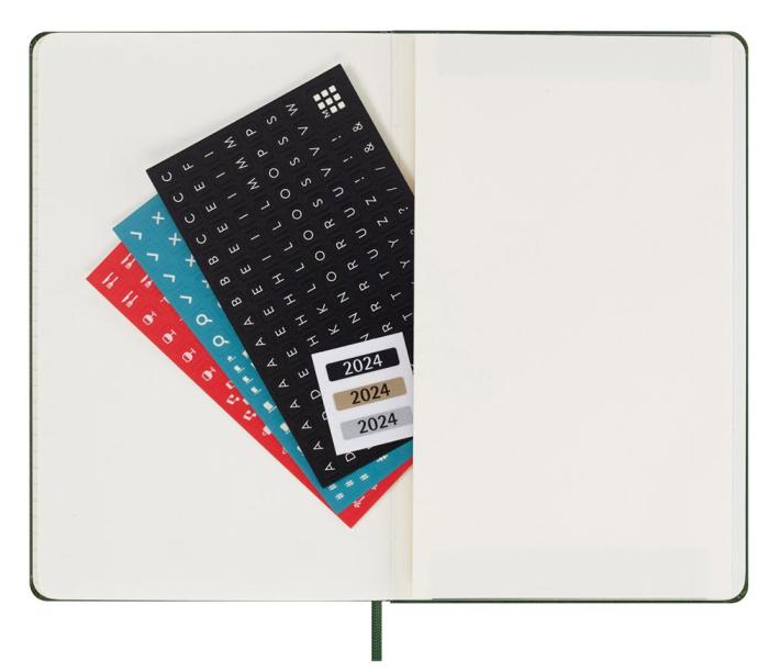 Moleskine Daily Myrtle Green Hard Large 2024 