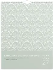 V&auml;ggkalender Familjens veckoplanering 2026