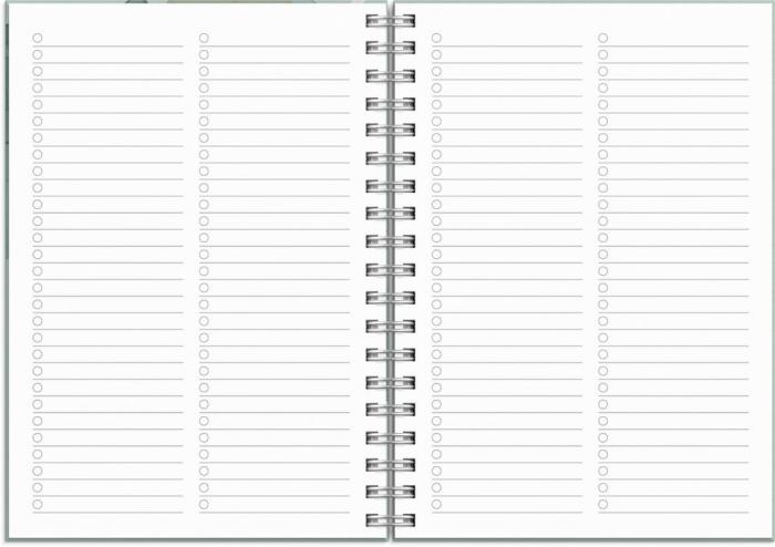 Kalender Senator A6 Story grön 2024-2025
