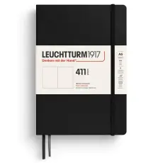 Leuchtturm Notebook A5 hard 411s Black Plain