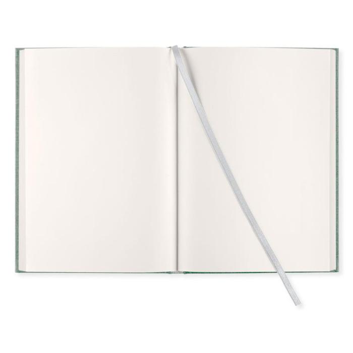 Olinjerad Blank Book A5 - 128 sidor Misty green