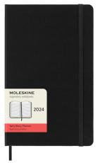 Moleskine Daily Black Hard Large 2024 