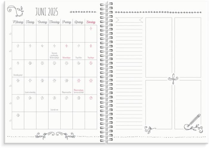 Kalender 2025 Doodle 