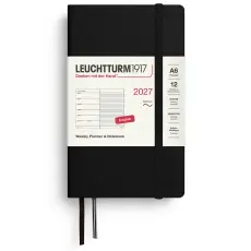 Kalender Leuchtturm1917 A6 vecka/notes Soft Black 2027