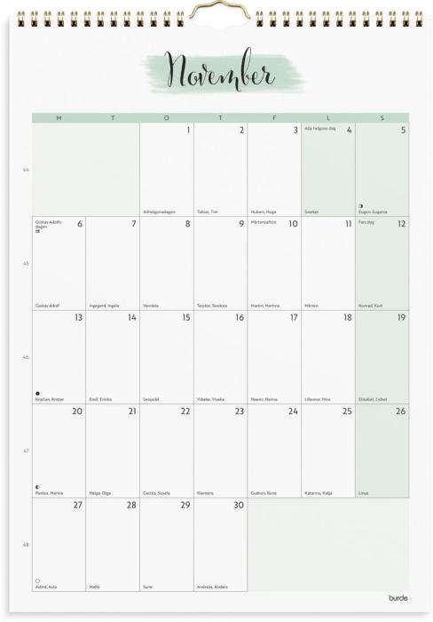 Väggkalender Life organizer 2023