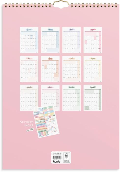 Väggkalender Life organizer 2023
