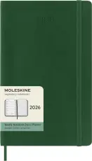 Kalender Moleskine Weekly Notebook Myrtle Green soft Large 2026