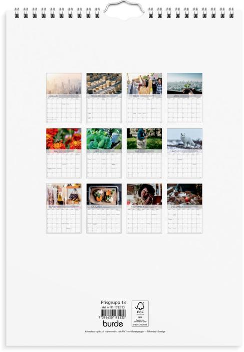 Väggkalender Mitt klimatsmarta år 2023