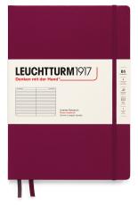 Leuchtturm Notebook B5 Hard 121s Port Red Ruled